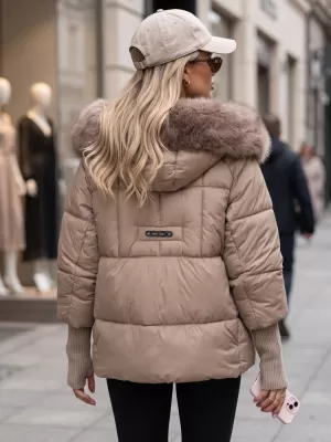 Дамско яке DSTREET TY5740 БЕЖОВО