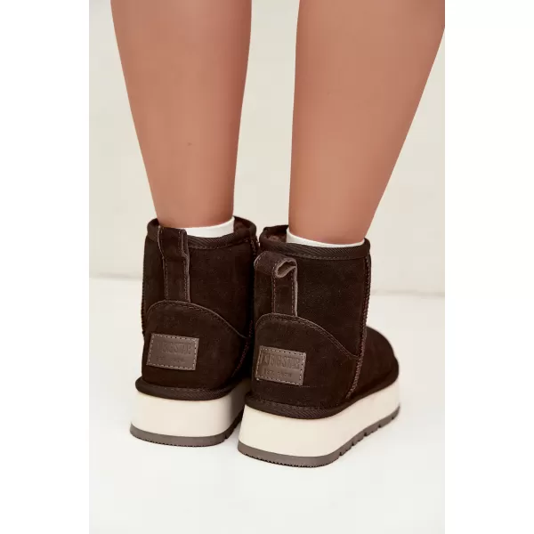  Дамски обувки BIG STAR SHOES UU274693 КАФЯВО/БЕЖОВО 