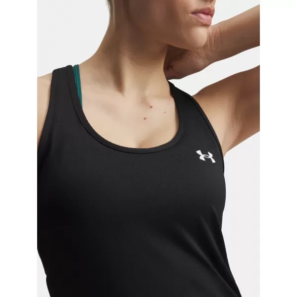  Дамски потник UNDER ARMOUR TECH MESH RACER TANK 6009989-001 ЧЕРЕН 