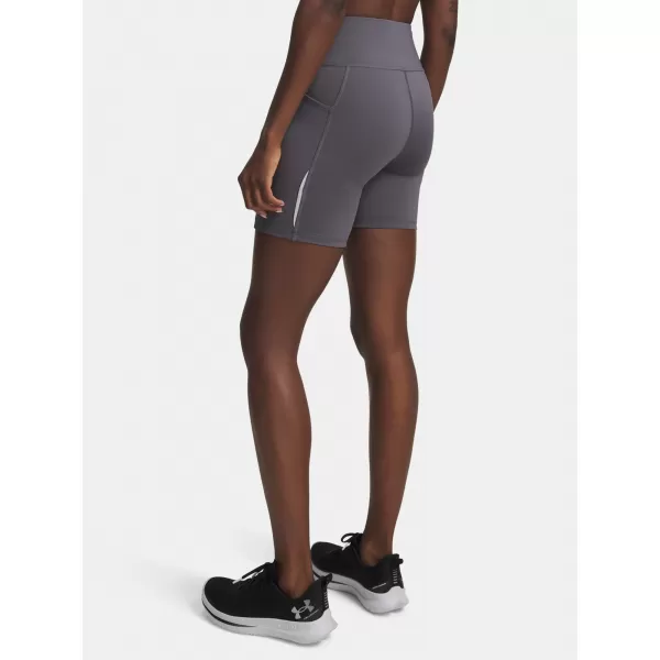  Дамски шорти UNDER ARMOUR UA VELOCITI 6IN FITTED SHORT 6009498-025 СИВО 