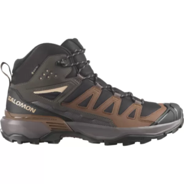  Мъжки обувки SALOMON X ULTRA 360 MID GORE-TEX L45473200 ЧЕРНА/ТЪМНА ЧАЙКА СИВА/ТЪМНА ЗЕМЯ 