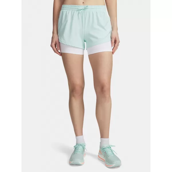  Дамски шорти UNDER ARMOUR UA VELOCITI PRO 4IN 2N1 SHORT 6009610-703 ЗЕЛЕНО 