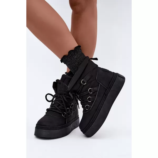  Дамски снежни човеци BIG STAR SHOES UU274189 ЧЕРЕН 