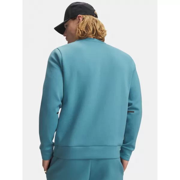  Мъжки суичър UNDER ARMOUR UNSTOPPABLE FLC CREW 1381688-466 СИНЬО 