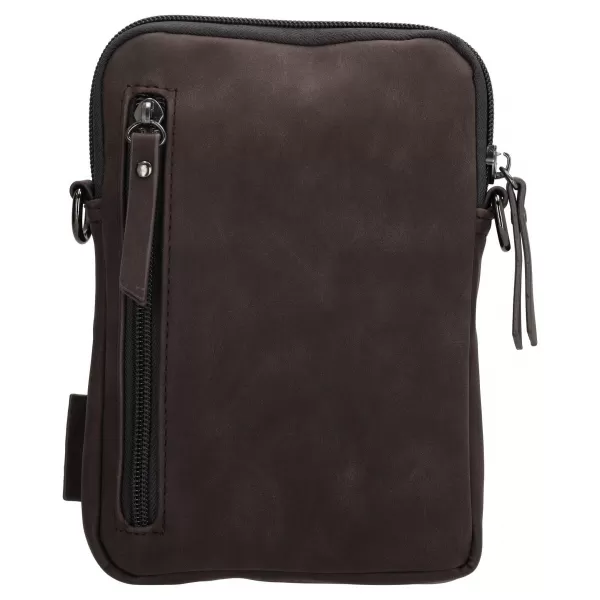  Дамска чанта BEAGLES Lourenza 24998 Dark brown ТЪМНО КАФЯВО 