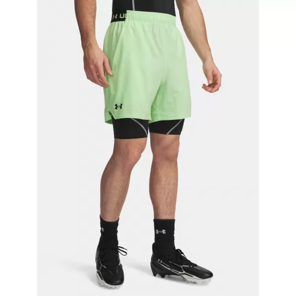  Мъжки шорти UNDER ARMOUR UA VANISH WOVEN 6IN SHORTS 1373718-712 ЗЕЛЕНО 