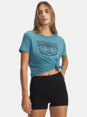Дамска тениска UNDER ARMOUR W VARSITY SS 6010592-466 СИНЬО