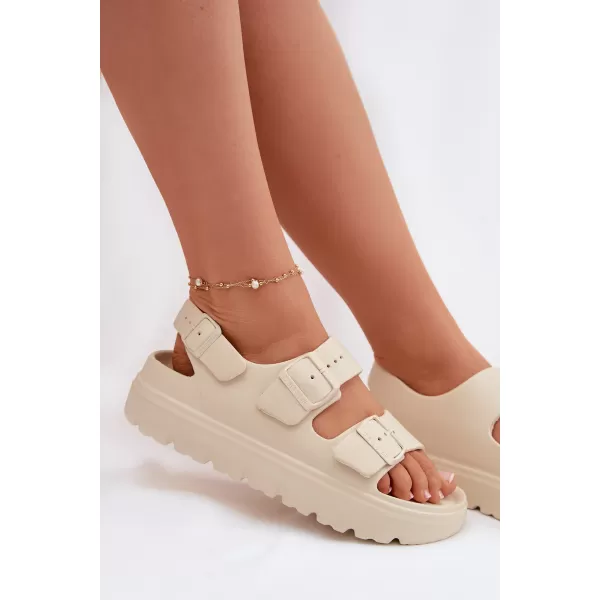  Дамски сандали BIG STAR SHOES TT274A032 БЕЖОВО 