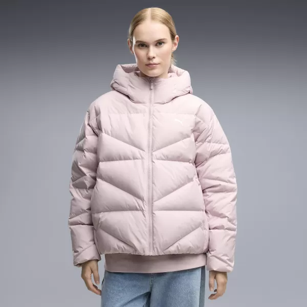  Дамско палто PUMA HOODED DOWN PUFFER JACKET W 69458049 МЪГЛИВО РОЗОВО 