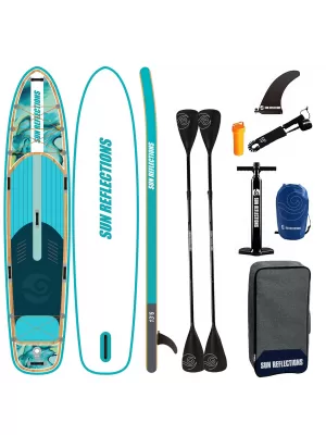 Дъска за гребане SUN REFLECTIONS FAMILY 13'6'' MINICOMBO ОКЕАНСКИ МИРАЖ