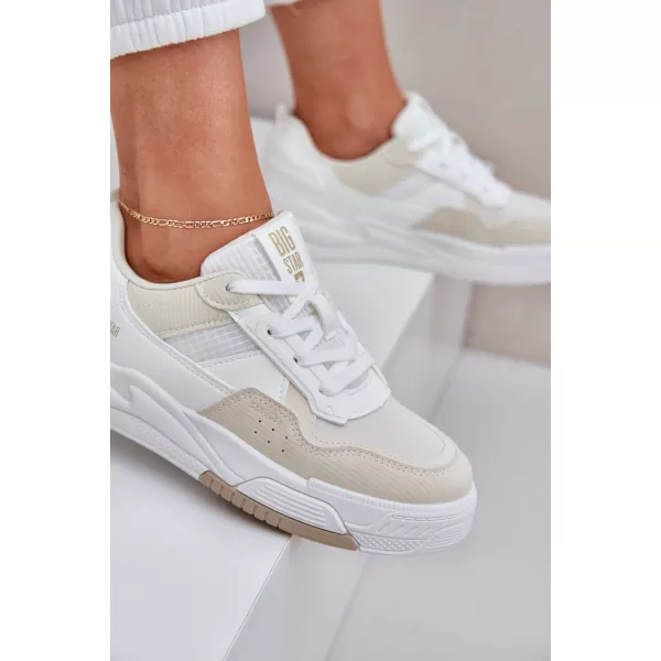  Дамски кецове BIG STAR SHOES OO274A155 БЯЛО 