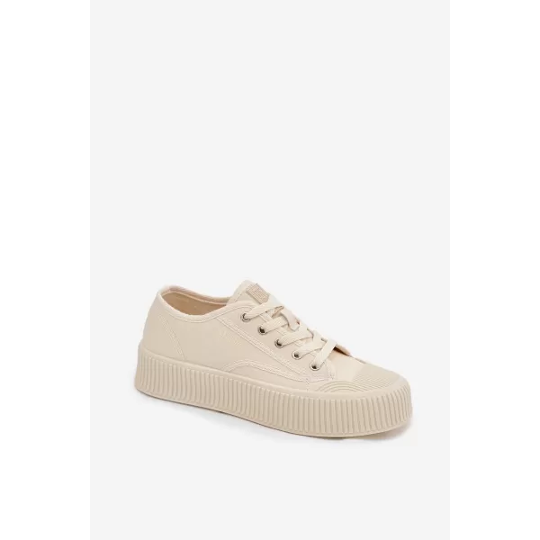  Дамски кецове BIG STAR SHOES TT274271 БЕЖОВО 
