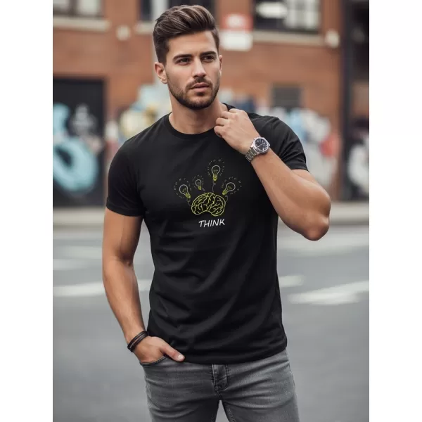  Мъжка тениска DSTREET NX0149R-BK ЧЕРЕН 