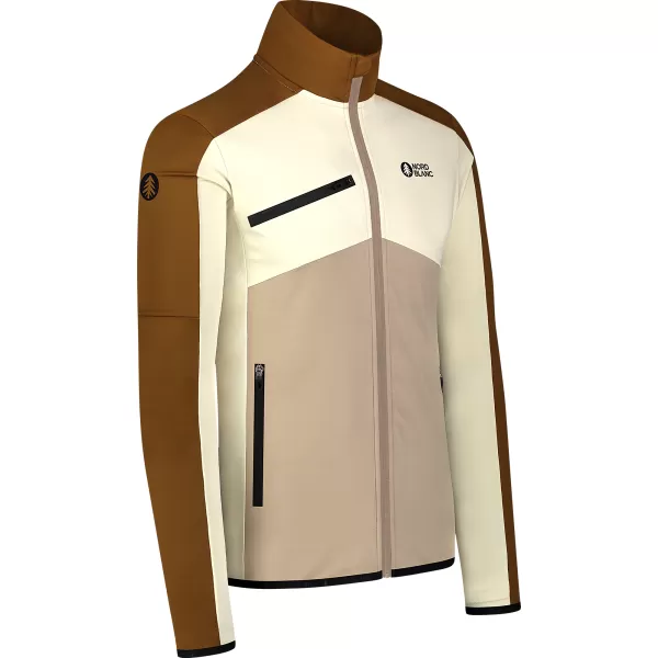  Мъжки суичър powerfleece NORDBLANC CUSP NBSFM8334 КАФЯВО 