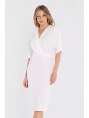 Рокля STYLOVE S434 ЕКРЮ