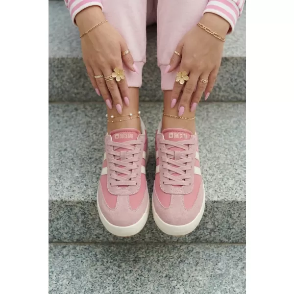  Дамски кецове BIG STAR SHOES TT274160 РОЗОВО 