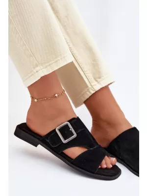 Дамски чехли BIG STAR SHOES TT274477 ЧЕРЕН