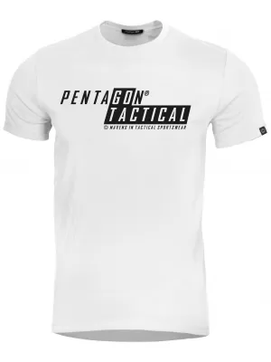 Мъжка тениска PENTAGON AGERON GO TACTICAL K09012-GT-00 БЯЛО