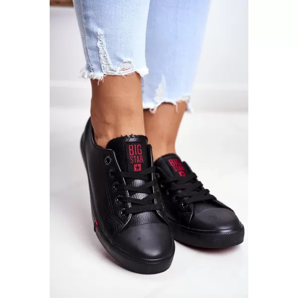  Дамски кецове BIG STAR SHOES GG274007 ЧЕРЕН 