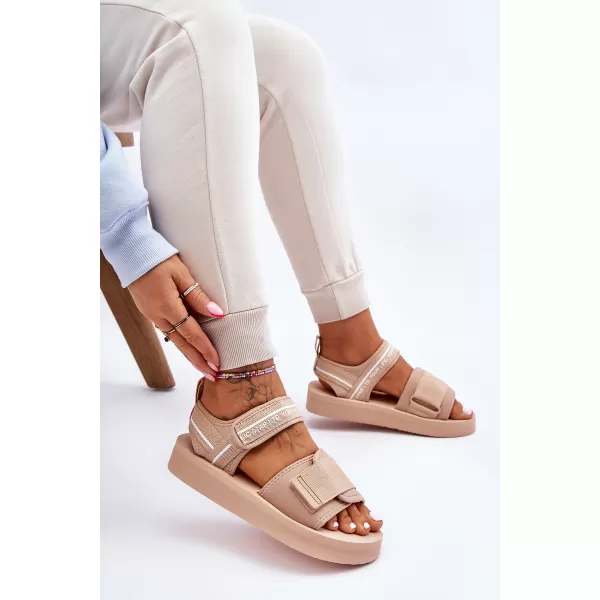  Дамски сандали BIG STAR SHOES LL274787 БЕЖОВО 