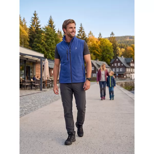  Мъжка поларена жилетка ALTISPORT ALM002525 КРАЛСКО СИНЬО 