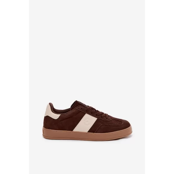  Дамски кецове BIG STAR SHOES UU274008 КАФЯВО/БЕЖОВО 