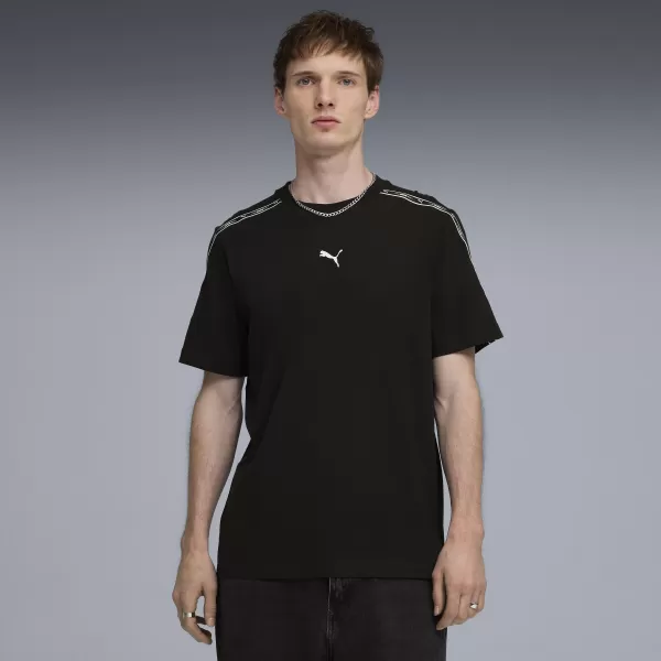  Мъжка тениска PUMA ESS TAPE TEE 69169301 ПУМА ЧЕРНА 