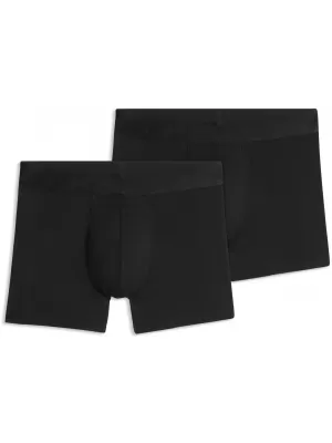 Мъжки боксерки PUMA MEN SHINE ELASTIC BOXERS 2P 94780602 ЧЕРЕН