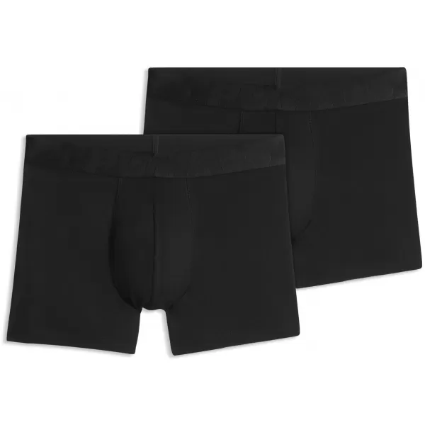  Мъжки боксерки PUMA MEN SHINE ELASTIC BOXERS 2P 94780602 ЧЕРЕН 