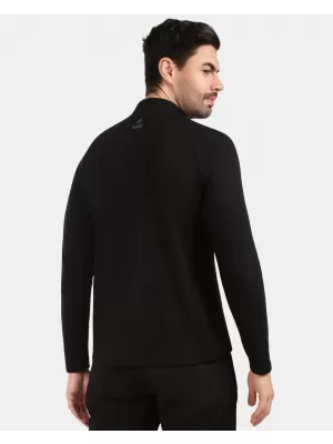 Мъжки поларен суичър KILPI MONTALE-M 1M0203KI ЧЕРЕН