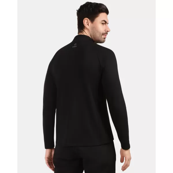  Мъжки поларен суичър KILPI MONTALE-M 1M0203KI ЧЕРЕН 