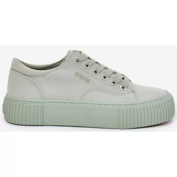  Дамски кецове BIG STAR SHOES 36575-19 ЗЕЛЕНО 