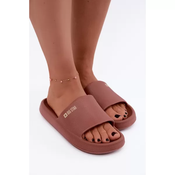  Дамски чехли BIG STAR SHOES UU274088 НЮАНСИ НА ЧЕРВЕНОТО 