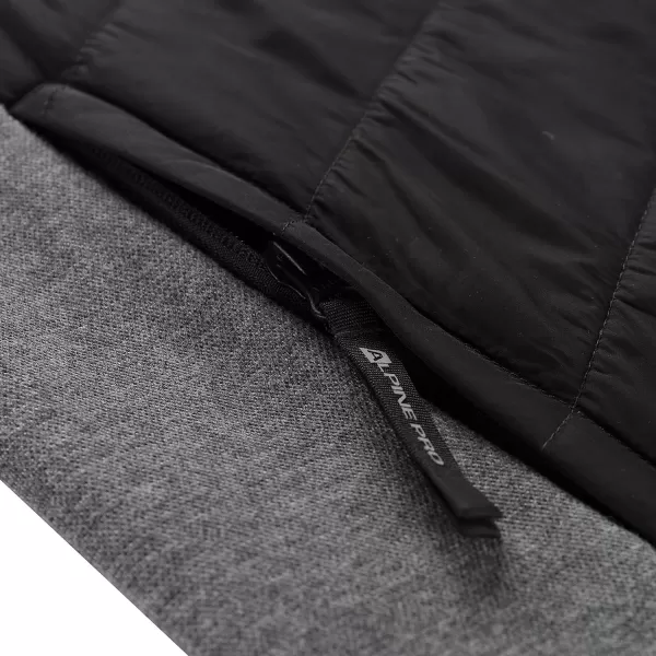  Мъжки суичър ALPINE PRO JORW 2 ЧЕРЕН 