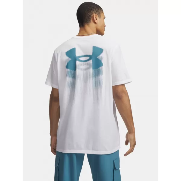  Мъжка тениска UNDER ARMOUR M BLUR LOGO SS 6009245-100 БЯЛО 