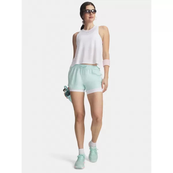  Дамски шорти UNDER ARMOUR UA VELOCITI PRO 4IN 2N1 SHORT 6009610-703 ЗЕЛЕНО 