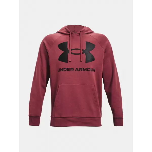  Мъжки суичър UNDER ARMOUR RIVAL FLEECE BIG LOGO HD 1357093-652 ЧЕРВЕНО 