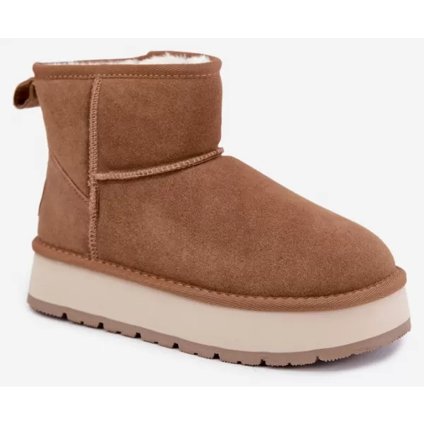  Дамски обувки BIG STAR SHOES UU274692 КАФЯВО/БЕЖОВО 