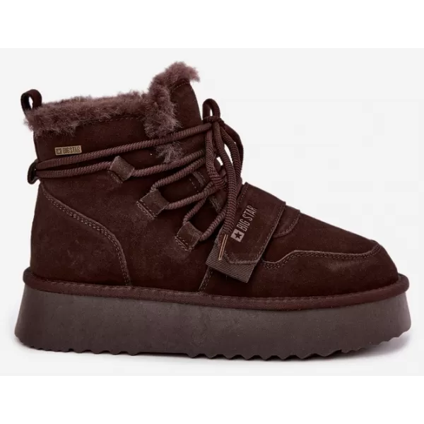 Дамски снежни човеци BIG STAR SHOES UU274316 КАФЯВИ/БЕЖОВИ СЕНКИ 