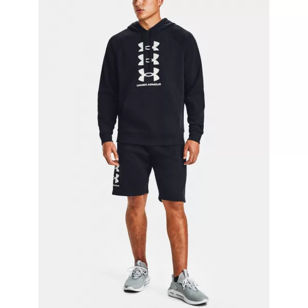  Мъжки суичър UNDER ARMOUR RIVAL FLC MULTILOGO HD 1357094-001 ЧЕРЕН 