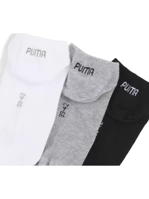 Чорапи PUMA UNISEX SNEAKER PLAIN 3P 93862417 СИВО/БЯЛО/ЧЕРНО