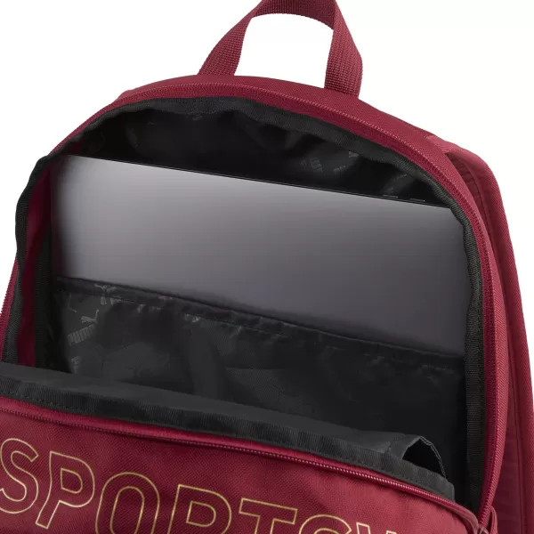  Раница PUMA PHASE GOLD BACKPACK II 09300101 ГРАНАТ БЛЯСЪК/ЗЛАТО 