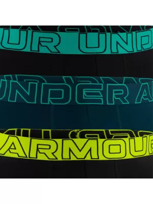 Мъжки боксерки UNDER ARMOUR UA PERFORMANCE COTTON - SOLID 6 - 3PK 1383889-007 ЧЕРЕН