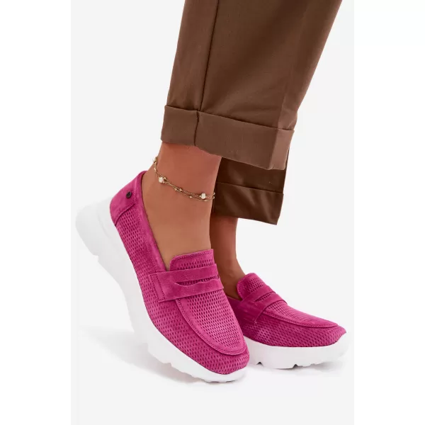  Дамски мокасини VINCEZA 79626 ФУКСИЯ 