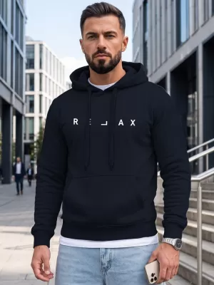 Мъжки суичър DSTREET NX0001BX-25-09 ТЪМНО СИНЬО