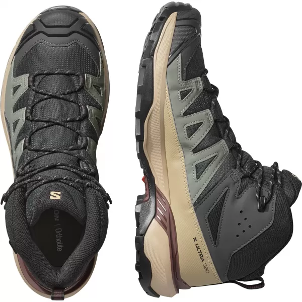  Мъжки обувки SALOMON X ULTRA 360 MID GORE-TEX L47743300 ФАНТОМ/ДЕСЕРТЕН ТЕН/РОМ СТАФИДИ 