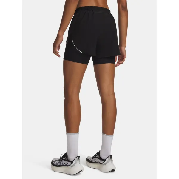  Дамски шорти UNDER ARMOUR UA VELOCITI PRO 6IN 2N1 SHORT 6010885-008 ЧЕРЕН 
