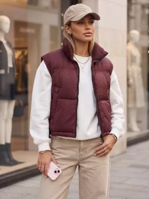 Дамски елек DSTREET TY5971 БОРДО