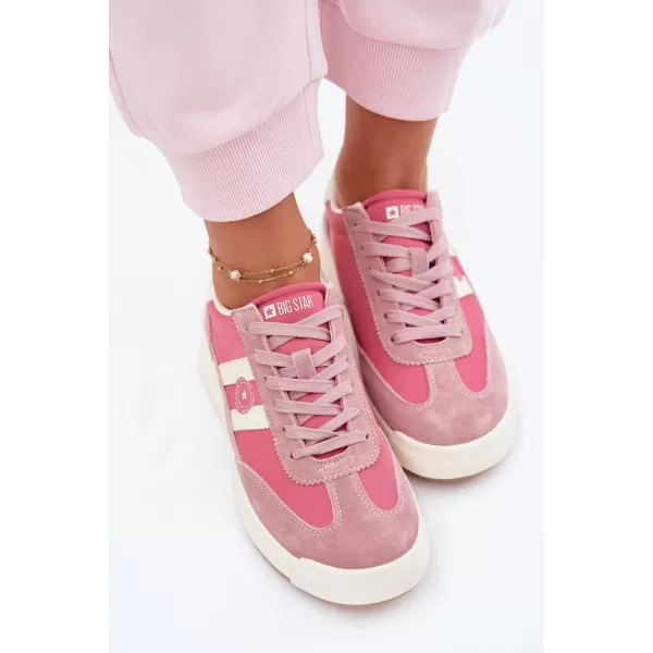  Дамски кецове BIG STAR SHOES TT274160 РОЗОВО 