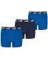 Детски боксерки PUMA ELEMENTS BOYS BASIC BOXERS 3P 93896307 СИНЬО КОМБО